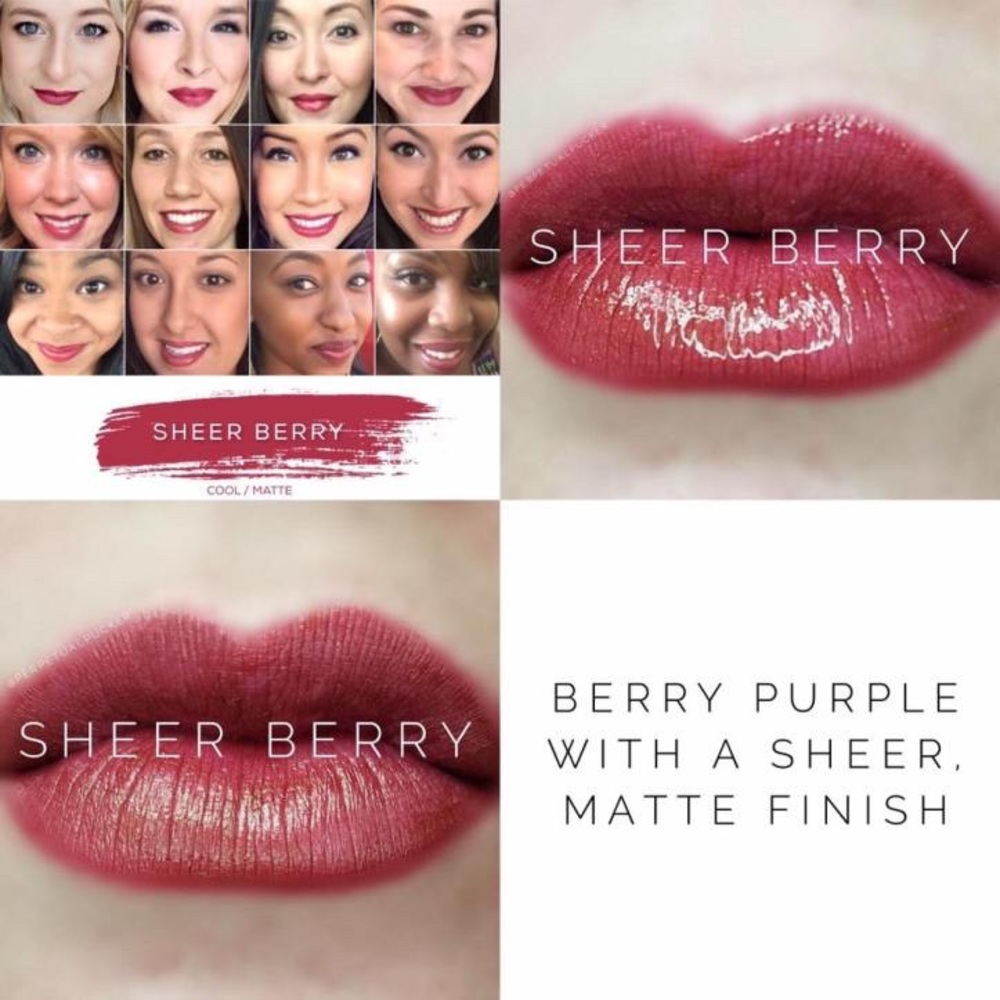 Sheer berry lipsense